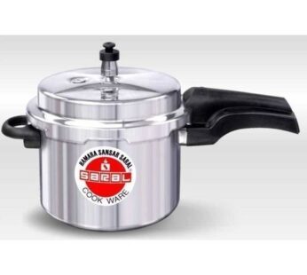 Saral Heavy Aluminium Pressure Cooker-Explosion Proof+safety Valve